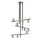 Z-Lite Calumet 9 Light Chandelier, Mate Black + Polished Nickel 814-9MB-PN - alternate 5